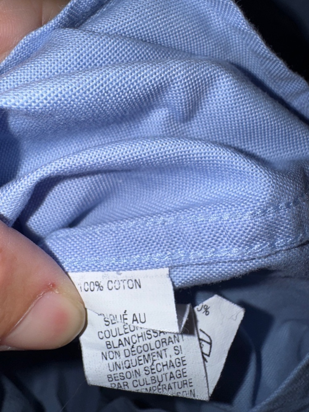 LL bean- Oxford men’s top large regular- button down- 100% cotton - Picture 6 of 7
